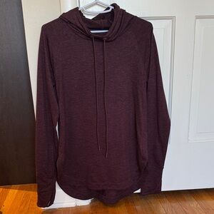 Athleta Uptempo Hoodie in Antique Burgundy